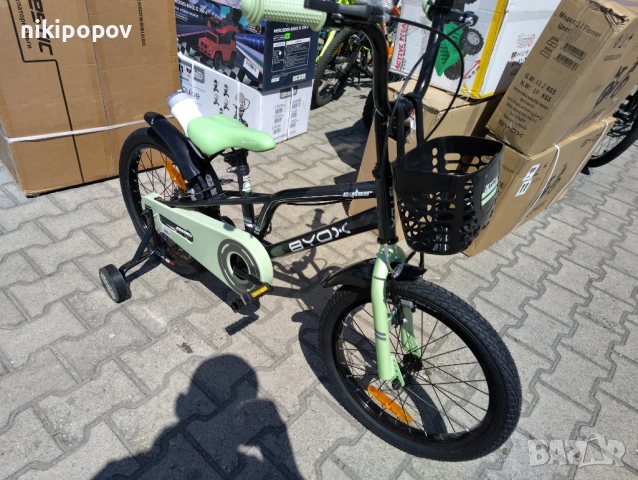 BYOX Велосипед 18" CYBER сив, снимка 4 - Велосипеди - 53772833