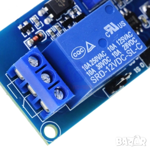 Реле с времезакъснение 12V DC - автоматично изключване след зададен интервал, снимка 2 - Други - 51623424