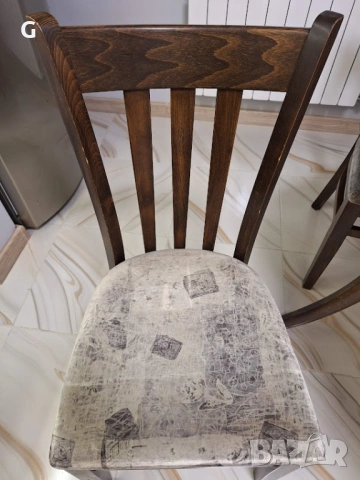 Комплект кухненска, трапезна маса, разтегателна с 4 стола., снимка 6 - Маси - 53332681