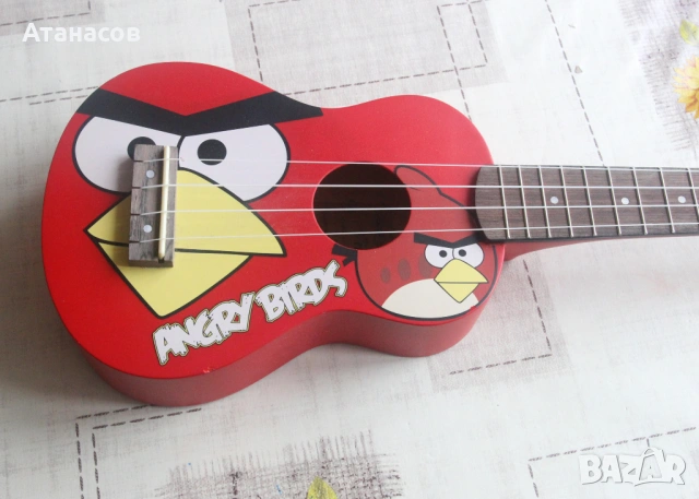 Soprano Angry Bird Ukulele, снимка 5 - Музикални играчки - 54177264
