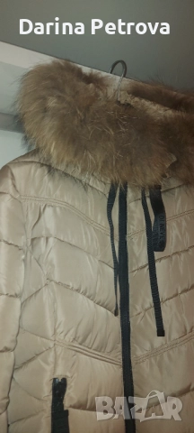Ново дамско зимно яке с естествен пух, снимка 5 - Якета - 52347261