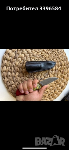 Ловен нож дамаска стомана, снимка 4 - Ножове - 51972121