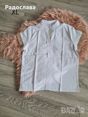 Дамска блуза тип риза, снимка 1 - Ризи - 45945186