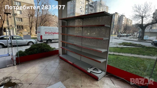 Стелажи за магазин- употребявани,островни и крайстенни, снимка 2 - Стелажи и щандове - 54133476