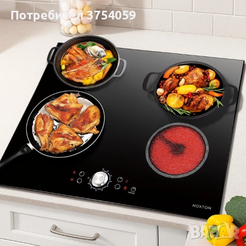  Стъклокерамичният плот NOXTON NTC-D46082, снимка 4 - Котлони - 53179769