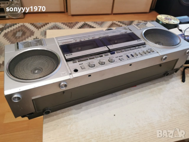 SHARP GF-500H MADE IN JAPAN 1204260930LCHERY1, снимка 18 - Радиокасетофони, транзистори - 54170562