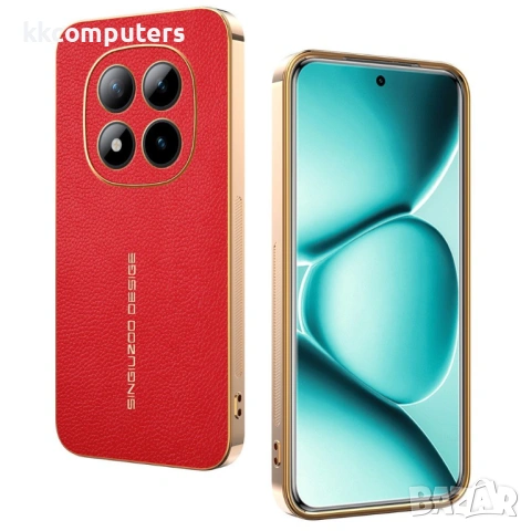 Калъф с Личи Текстура за Xiaomi Poco M8 Pro 5G / Redmi Note 15 Pro+ 5G (Global) - TPU+PU, Самоизглаж, снимка 2 - Калъфи, кейсове - 53285753