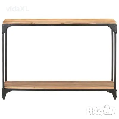 vidaXL Конзолна маса, 110x30x75 cм, акациево дърво масив（SKU:320261）, снимка 2 - Маси - 48244498