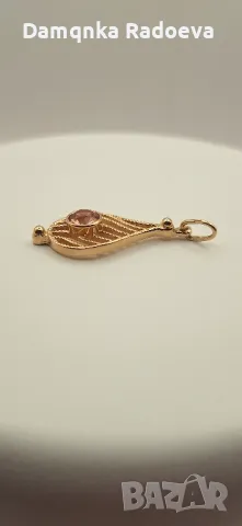 СССР златна висулка 14 карата , снимка 7 - Колиета, медальони, синджири - 49847994