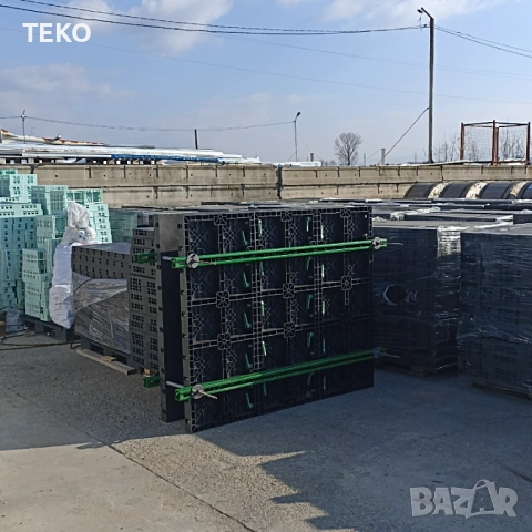 Пластмасов кофраж ТЕКО за бетонови стени, колони, шайби, снимка 10 - Строителни материали - 53782298