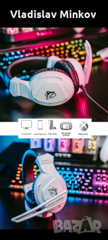 Gaming слушалки GX1, снимка 3 - Слушалки и портативни колонки - 44971931