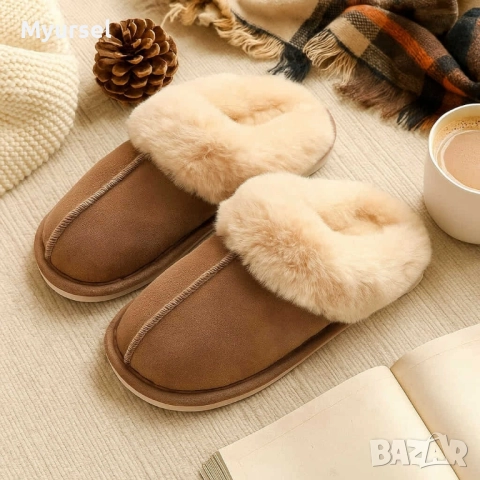❄️ Пухкава топлина и удобство през зимата! ❄️ ✨ , снимка 5 - Пантофи - 52511473