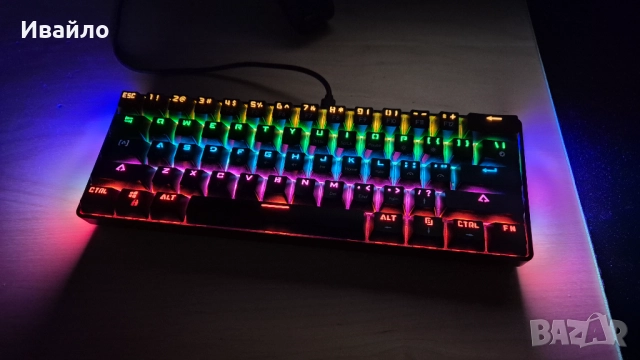 Механична клавиатура MUCAI 60%, снимка 2 - Клавиатури и мишки - 52659697