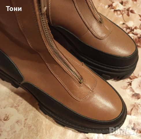 Нови Дамски Боти Изцяло от Естествена Кожа 38, снимка 12 - Дамски боти - 52684139
