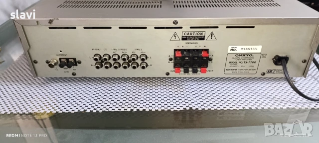 Receiver ONKYO TX-7700, снимка 3 - Ресийвъри, усилватели, смесителни пултове - 51339542