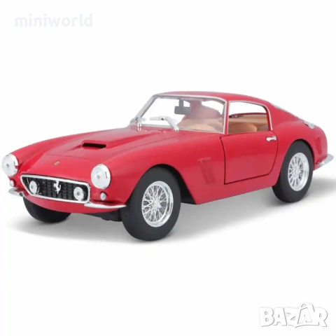 Ferrari 250 GT Berlinetta Passo Corto - мащаб 1:24 на bBurago моделът е нов в кутия