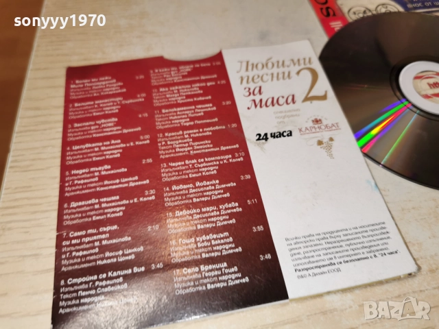 ПЕСНИ ЗА МАСА ЦД 2612251843, снимка 6 - CD дискове - 52906770