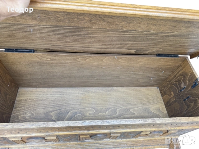 Уникален дървен сандък, снимка 6 - Декорация за дома - 54033458