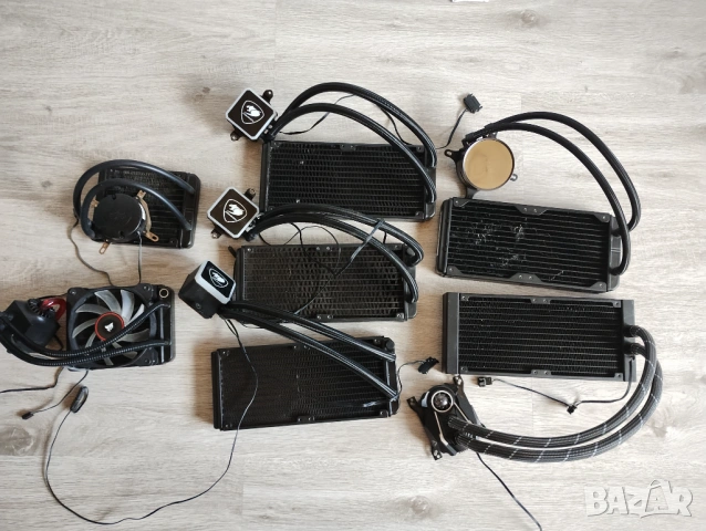 6 броя Водни охлаждания