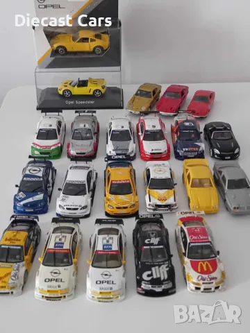 OPEL Calibra, Astra, Ascona, GT, Gama, Minichamps, VW Passat, V8STAR Ford Mondeo, снимка 1 - Колекции - 46856258