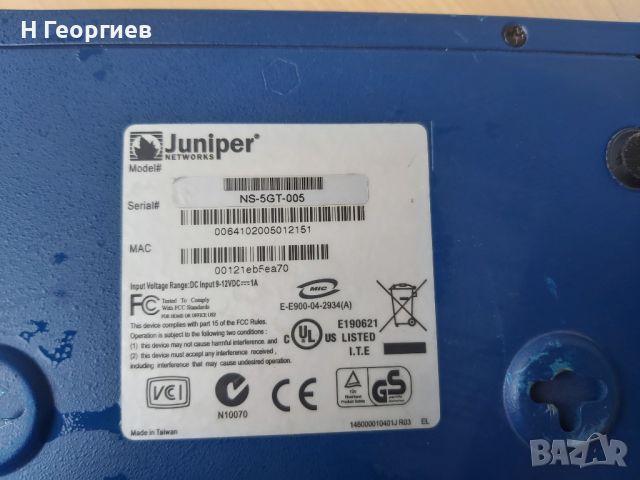 Juniper Netscreen ns5gt firewall, снимка 4 - Рутери - 46614269