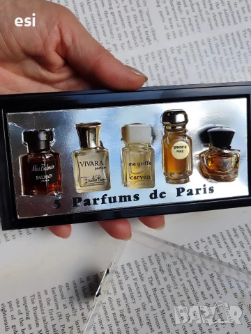 Стари френски мини парфюми , снимка 2 - Колекции - 54119490