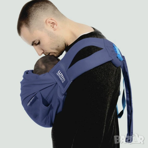 Бебешки слинг с 5 позиции за носене 0-24 месеца, снимка 13 - Кенгура и ранички - 52093219