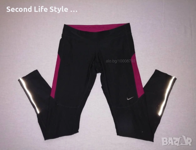 Nike Dri-FIT оригинален дамски клин в черен цвят р-р XS, снимка 2 - Клинове - 53335976