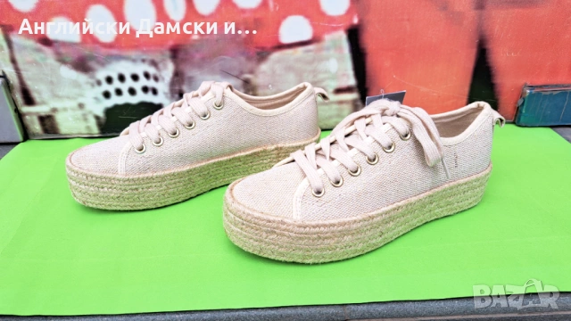 Английски дамски еспадрили, снимка 4 - Дамски ежедневни обувки - 53885003