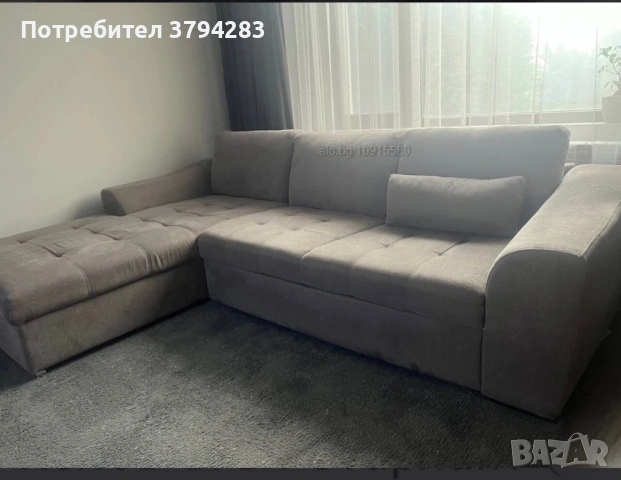 Ъглов диван, снимка 2 - Дивани и мека мебел - 53587710