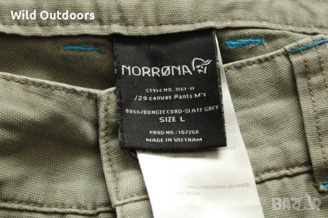 NORRONA 29 Canvas pants - мъжки панталон, размер L, снимка 5 - Спортни дрехи, екипи - 49534533