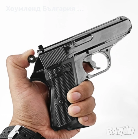 Фалшив пистолет на Джеймс Бонд запалка горелка в кубур, снимка 2 - Газово оръжие - 54193640