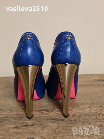 Just Cavalli оригинални дамски обувки от естествена кожа , снимка 7 - Дамски обувки на ток - 53892979