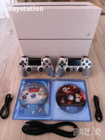 PlayStation 4 500GB – 2 контролера 2 игри два комплекта, снимка 2 - PlayStation конзоли - 54112995