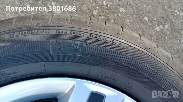 Заводски летни гуми GoodYear Efficient Grip, снимка 10 - Гуми и джанти - 48408198