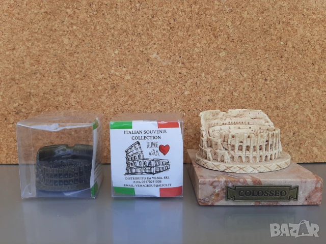 Сувенир от Рим Колизеум, сувенир от Германия Хановер, снимка 3 - Декорация за дома - 44734735