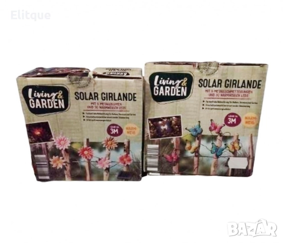 Очарователен соларен гирлянд за вашата градина и тераса, снимка 6 - Други - 52684529