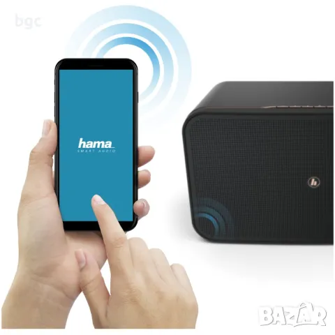 НОВА Интелигентна тонколона Hama Hama SIRIUM Гласов контрол Alexa, Spotify, Bluetooth, Черен - 24 МЕ, снимка 8 - Тонколони - 46938164