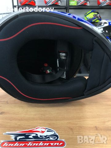 Мото Каска за мотор AGV K1 VR46 SKY RACING TEAM BLACK/RED,размер M-S, снимка 6 - Аксесоари и консумативи - 45351800