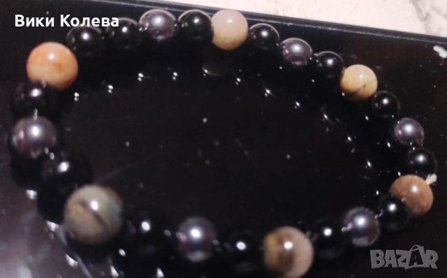 защитна гривна – камъни за сила, спокойствие и енергийна защита, снимка 5 - Гривни - 52712177