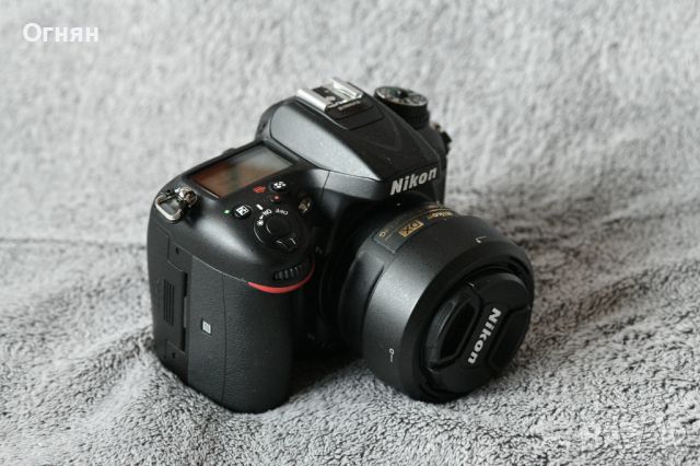 Фото тяло Nikon D7200 с обектив Nikon AF-S DX 35mm f/1.8G, снимка 2 - Фотоапарати - 45935004