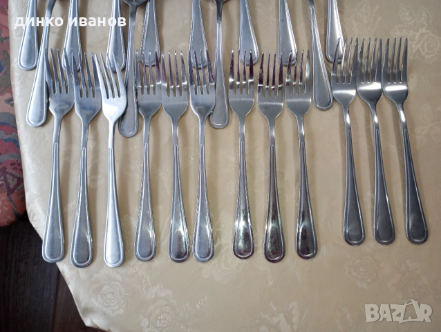 Чисто нов комплект прибори за хранене , снимка 3 - Прибори за хранене, готвене и сервиране - 53925820
