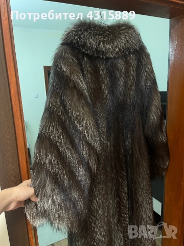 палто естествен косъм, снимка 2 - Палта, манта - 52892752