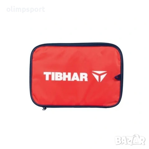 калъф за тенис на маса единичен Tibhar Cover Lebrun red/navy нов модел 2026 размери 29х5х19см​, снимка 2 - Тенис - 53850849