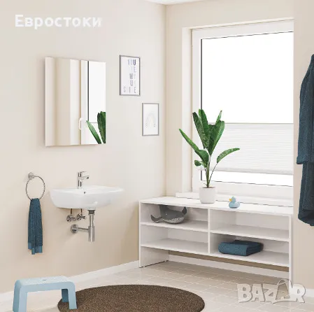 Смесител за умивалник Grohe Start Edge 23900001, 3/8'', Размер S, Push to Open, цвят: хром, снимка 3 - Смесители - 47238498