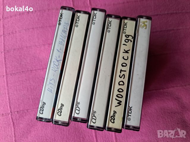 TDK CDingII-60, 75, 90min.  Cassette Tapes Chrome, снимка 3 - Аудио касети - 35828762