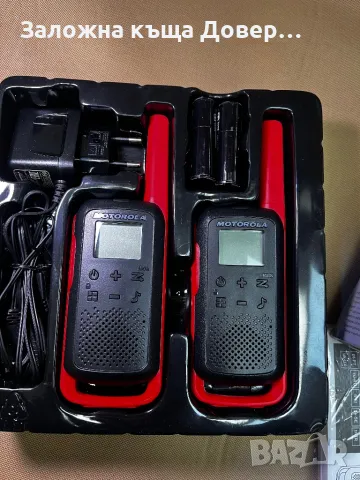 Радиостанция walkie talkie Motorola T62 pmr radiostation радио, снимка 3 - Друга електроника - 48642642