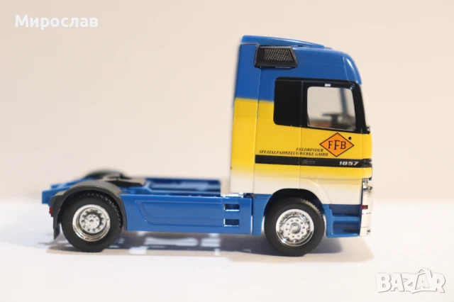 HERPA H0 1/87 MERCEDES ACTROS ВЛЕКАЧ КАМИОН МОДЕЛ ТИР, снимка 5 - Колекции - 50749784