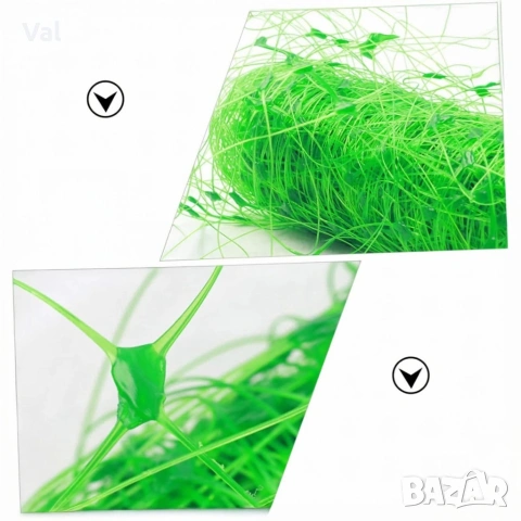 Здрава опорна градинска мрежа за фасул, домати и краставици – 1.5х10м, устойчива на UV и опън, снимка 5 - Огради и мрежи - 53821591