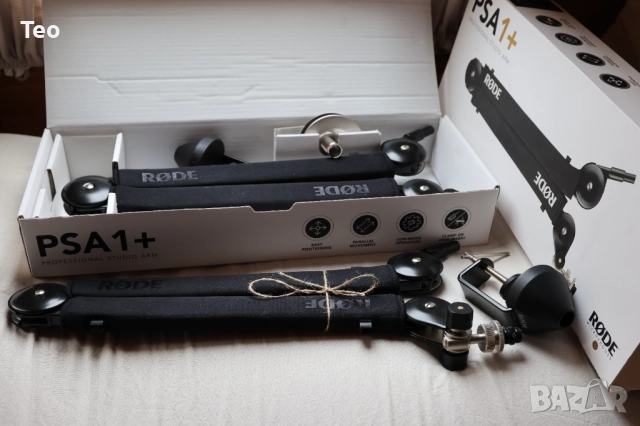Rode PSA1+ Стойка за микрофони – 2 бр. , снимка 2 - Микрофони - 52592770